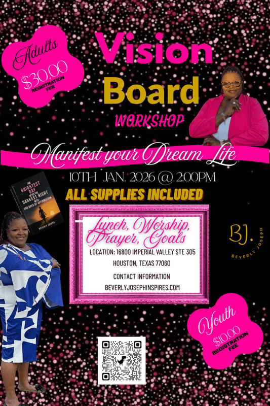 Vision Board Event Flyer